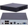 UNIVIEW NVR UNIARCH 4 CANALI MAX 6MP BANDA 64MBPS CON INGRESSI POE UV-NVR-xxxS3-Px-ECO-VISUV-NVR-104S3-P4-ECO