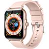 zaisia Smartwatch Uomo Donna, 1,85'' Orologio Fitness con Sonno Cardiofrequenzimetro, Smart Watch con Funzione di Notifica dei Messaggi e Chiamata, IP68 Impermeabile Tracker Fitness per Android iOS