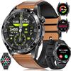 LIGE 2025 Orologio Intelligente Uomo con 1.43'' Amoled Schermo/400mAh Batteria,123 Modalità Sport,Chiamate Bluetooth,Fitness Watch con Monitor di Frequenza Cardiaca/Sonno,Android iOS
