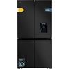 Cecotec Frigorifero Americano 4 Porte Dark da 564 L Bolero CoolMarket 4D 564 Dark E. 183 cm di altezza, 91 cm di larghezza, dispenser per acqua, basso consumo, motore inverter Plus, Total NoFrost