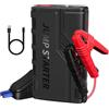 KUKUPOW Avviatore Batteria Auto 1500A (Fino a 7.0L Gas e 5.5L Diesel) 12V Jump Starter Booster, Power Bank, Torcia LED, Porta USB per Smartphone