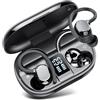 sprtoybat Cuffie Bluetooth, 2025 Auricolari Bluetooth 5.3 con 4 Mic, Cuffie Wireless In Ear HiFi Stereo, 128 Ore LED Display, Touch Control, Cuffie Senza Fili IP7 Impermeabili, per Sport Running, USB-C