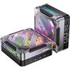 ACEMAGIC AM18 Mini PC Gaming, AMD Ryzen 7 8845HS (fino a 5,1 GHz) 32GB DDR5 1024GB(1TB) PCIe4.0 NVME SSD Mini Desktop Computer RGB, AMD Radeon 780 M| Triplo Display| BT5.2| Wi-Fi 6| 8K| 2.5G LAN