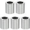 PATIKIL M5 Distanziali in Acciaio Inossidabile, 5pz Distanziatore Metallico Acciaio Inossidabile 5,1mm ID x 8mm OD x 10mm L Stainless Steel Spacer Vite Rotondo per 1/5" M5 Bulloni a Vite