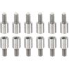 PATIKIL 12pz Distanziali M3, Distanziali Filettati Acciaio inossidabile M3 9+6mm Kit Viti Distanziali 3mm ID 5mm OD Adattatori Filettati Maschio Femmina per Circuiti PCB Droni RC