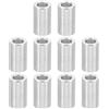 PATIKIL M3 Distanziali in Alluminio, 10pz Distanziali Metallici in Alluminio 3,1mm ID x 5mm OD x 10mm L Distanziatori per Rondelle a Vite Separata Rotondi Distanziali Viti M3