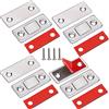 Jiayi Calamite per Mobili Chiusura Jiayi 4 Pezzi Adesivo Chiusura Magnetica Chiusura Porta Ultra Sottile Magnetiche per Ante Mobili Magnete Chiusura Calamita per Cassetti Armadio Chiusure Cucina
