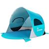 WolfWise Tenda Pop up Istantaneo da Spiaggia Tenda Automatica Portabile per Famiglia, Pesca, Trekking e Picnic all'Aperto- Protezione Premium Anti UV Rifugio da Sole, Blu