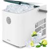 Cecotec Macchina Ghiaccio 12 Kg con Finestra Chillin' Ice 1200 Go. 120W, Ice Maker, Capacità Produzione Giornaliera 12 kg, Ghiaccio pronto in 6-8 minuti, 2 Dimensioni di Cubetti, Controllo Semplice