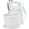 Bosch CleverMixx - Sbattitore Elettrico con Ciotola da 3 L a Rotazione Automatica, 400 W, 4 Velocità e Turbo, Fruste e Ganci in Acciaio Inox per Impasti Morbidi e Duri