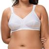 Triumph Donna Doreen + Cotton 01 N, Non-wired bra, WHITE, 8H