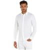 Calvin Klein Uomo Camicia Slim Stretch Shirt Maniche Lunghe, Blu (Night Sky), S