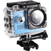 Rigwig Action Camera, 2.0 Pollici Full HD 1080P Sport Camera, 30M Impermeabile Fotocamera Subacquea, 16MP Anti-Shake Bike Camera, Kit di Accessori di Montaggio per