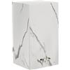 Shally Dogan Pensile da Cucina Armadio Sospeso da Parete Design Minimal Bianco Effetto Marmo