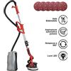 BAKAJI Levigatrice Muro Soffitto Carteggiatrice Giraffa 750W Cartongesso Pieghevole