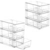 Vtopmart Confezione da Cassetti Portaoggetti (3pack largo x 1 + 2 piccoli x 2 (12inch))
