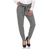 VERO MODA Vmeva Hr Loose Paperbag Pant Ga Noos, Pantaloni Donna, Grigio, S / 32L
