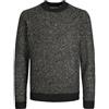 JACK & JONES Jcospace Knit Mock Neck SN Maglione Lavorato a Maglia, Nero 1, XS Uomo