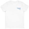 Labello Unisex Baciami Poi Ti spiego, T Shirt Donna e Uomo Esclusiva Firmata, Maglietta Manica Corta 100% Cotone Biologico, Bianco, Taglia L