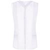 MISEMIYA - Abbigliamento Lavoro Signora Senza Maniche Bianco/Nero Uniforme Clinica Ospedale Pulizia Veterinario IGIENE OSPITALITÁ Ref-818 - Large, Bianco 22
