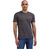 Lee Medium Wobbly Tee T-Shirt, Nero, S Uomo