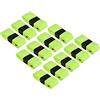 PATIKIL 43.3" Nastro Impugnatura Racchetta Tennis 12 Pezzi PU Overgrip Elasticizzato Antiscivolo Assorbe Sudore per Badminton Canna Pesca Verde Chiaro