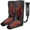 FIT KING Massaggiatore Gambe e Piedi con Calore, Compressione Massaggiatore per Gambe, Pressoterapia Linfodrenaggio per casa per Circolazione e Relax Muscolare 3 Programmi