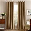 Deconovo Tende Oscuranti Termiche in Velluto Moderne per Interni con Occhielli，2 Pannelli Eleganti Isolanti per Finestre di Camera da Letto，Salotto e Soggiorno 140x280 CM，Cachi