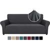 Ystyle Copridivano 3 Posti Con Braccioli - Elasticizzato Copri Divano Antigraffio Gatto, Fodere Copridivani Antiscivolo Antimacchia Lavabile, Copripoltrona Bottom Con Elastica, Grigio