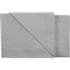 Lisola Lenzuola per Neonato, per Lettino o Culla, 90 x 120 cm, Made in Italy, Tinta Unita, in Puro Cotone, Leggero e Delicato. Modello: Pix, Grigio