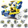 Buoeuik Robot Energia Solare, 11 in 1 STEM Robot Giocattolo Bambini Fai Da Te Giochi Educativo Costruzioni Scientifiche Regalo Bambino 7 8 9 10 11 12 Anni Maschio Regali Compleanno Natale per Ragazzi Ragazze