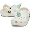 Crocs Classic IAM Rainbow UnicornCgT, Zoccoli Unisex - Bambini e Ragazzi, Chalk, 27/28 EU