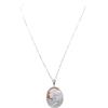 Generico Collana cammeo volto sorelle mamma figlia Torre del Greco argento 925 | Collana artigianale