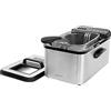 Cecotec Friggitrice ad Olio da 3,2 Litri Cleanfry Luxury 3000. 2400 W, Acciaio Inossidabile, 5 Programmi Preimpostati, Filtro OilClean