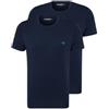 EMPORIO ARMANI 2-Pack Crew Neck T-Shirt, Armani Blu/Armani Bl, M Uomo