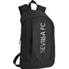 safta, Mini zaino di Sevilla FC Teen per uso quotidiano, 220 x 100 x 390 mm Unisex-Bambini e ragazzi, nero, Estándar