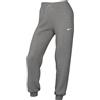 Nike Phoenix Fleece Mid-Rise Std Pantaloni da Tuta da Donna Dk Grey Heather/Sail XL