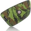 FOAMO Custodia per chiave auto compatibile con BMW a 3-4 tasti (solo Keyless-Go) - Cover protettiva in silicone in Camouflage Verde Scuro, Marrone Scuro, Beige