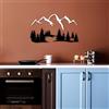 Wallity Hanah Home Elegante accessorio decorativo da parete in metallo, bianco e nero, 66 x 23 cm e 70 x 41 cm, 100% metallo, spessore 1,5 mm, facile da montare, decorazione moderna per la casa