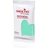 SARACINO We love pastry Saracino Pasta di Zucchero Model Turchese per Modellaggio da 250 g senza Glutine Made in Italy