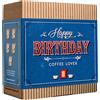 GROWER'S CUP Set Regalo di Caffè per il Compleanno - 7 Migliori Specialità di Singola Tenuta & Caffè Bio di Tutto il Mondo | Preparare e Gustare Sempre e Ovunque | Idea Regalo per Amanti del Caffè per Uomini e