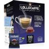Lollo Caffè 100 CAFFE' LOLLO CAFFE NERO COMPATIBILE LAVAZZA A MODO MIO TOSTATURA INTENSA