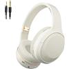 Anluomania Cuffie Wireless Bluetooth 5.3, Cuffie Bluetooth Wireless Over Ear, Headphones Stereo HiFi, Cuffie Over-Ear, Cuffie Bluetooth Over-Ear con Microfono, Pieghevoli, per Viaggio/Telefono/PC