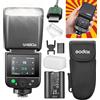 Godox Flash Godox V480 S per Sony, V480S TTL GN50 HSS 1/8000s Speedlite, Tempo di ricarica 1,7s, Compatibile con Sony Alpha a7 IV a6700 ZV-E10 II a7III a6400 a6100 ZV1 a7C II a6100 a7S III a6000 a6600