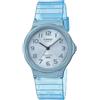 Casio Orologio Quarzo Unisex, misura cassa 35.00mm con quadrante Bianco Analogico e cinturino Blu in Plastic/Resin Bracelet MQ-24S-2BEF