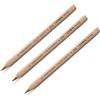 LYRA 3 matite colorate giganti super jumbo, finitura in legno naturale, 4 colori