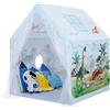 decalsweet Tenda da Gioco per Bambini, Casetta dei Giochi per Interni ed Esterni, Grande Capanna per Ragazzi e Ragazze con Finestra e Borsa, Tenda per Bambini Regalo di Compleanno 120×100×130 cm, Dinosauro