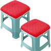 HKJGNH Cuscino per Sedia Quadrato Antiscivolo 30x30cm, Copri Pouf Ottomano Sgabello da Bar, Cuscino per Seduta,per Giardino/Interni/Casa/Cucina(@9,2pcs 30x30cm(12x12in))