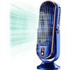 Bexdug Ventilatore Silenzioso con Flusso d'Aria Forte - Ventilatori a Torre di Raffreddamento ad Aria a 5 velocità Ventola di Raffreddamento per Camera da Letto - Ventilatore oscillante Portatile