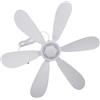 Lecreatekit Ventilatore da soffitto da campeggio, silenzioso, portatile, con batteria a distanza, per tenda, escursionismo, casa, stanza